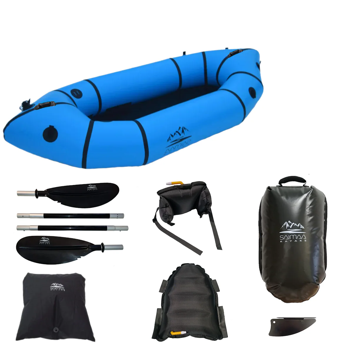 Packraft Feather Sky Blue (200x88cm) - lätt att bara – supcentrum.se