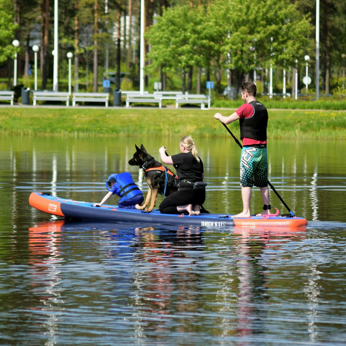 Tandem SUP bräda för hela familjen