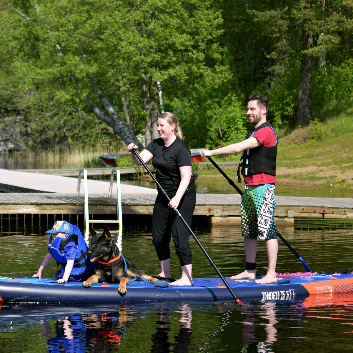 Tandem SUP bräda för hela familjen