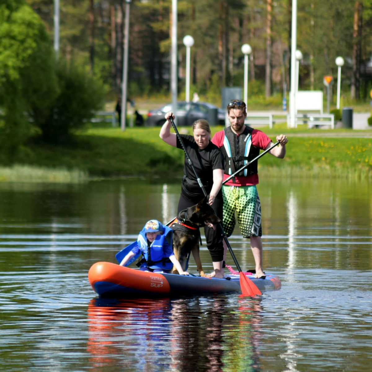 Tandem SUP bräda för hela familjen